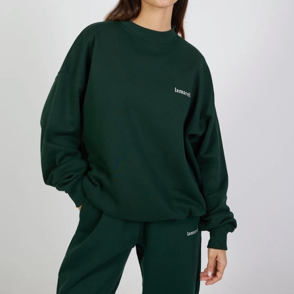Lamarel Signature Green Oversized Sweatshirt - Picture 2 of 8